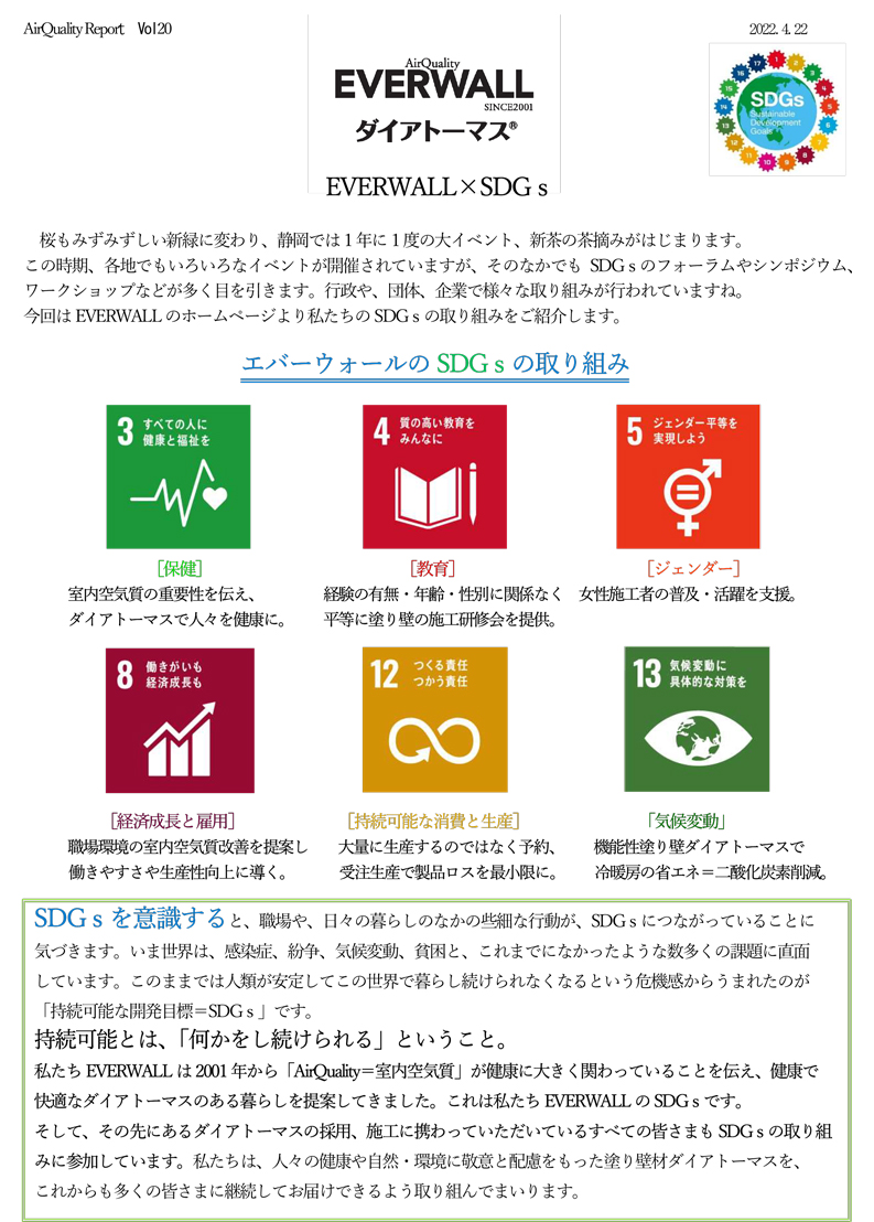 EVERWALL x SDGs